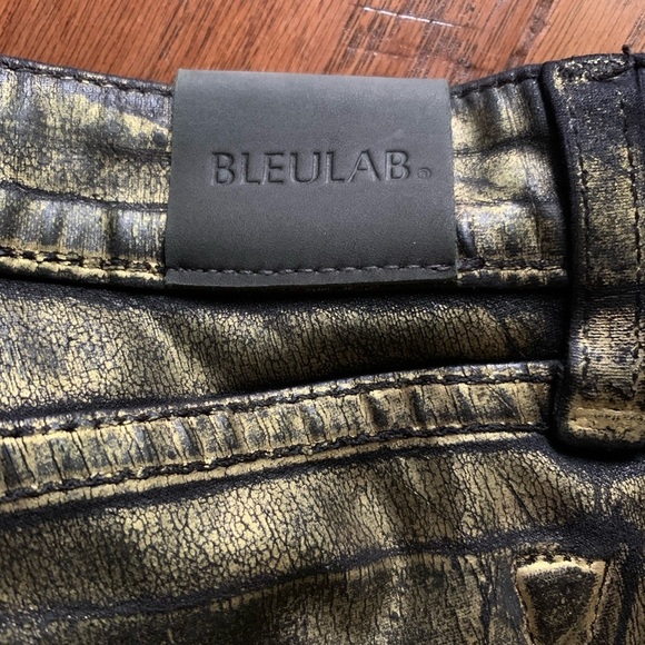 Bleulab Reversible Skinny Metallic Coated Jeans - Picture 4 of 11